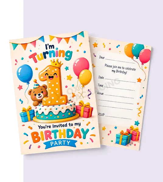 birthday invitation cards bulk