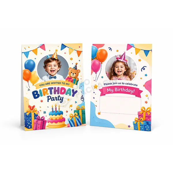 custom birthday invitation cards