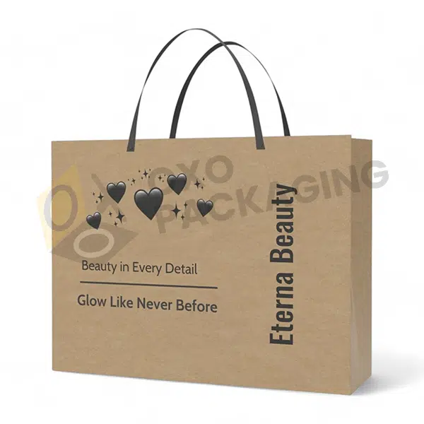 Custom Printed Brown Gift Bags