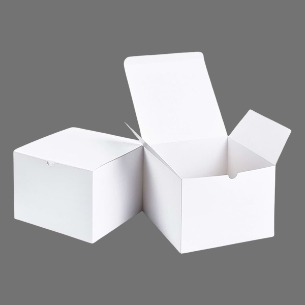 Plain White Pizza Boxes